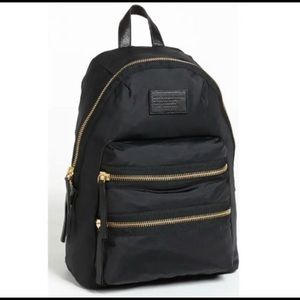 Marc By Marc Jacobs Black & Gold Backpack